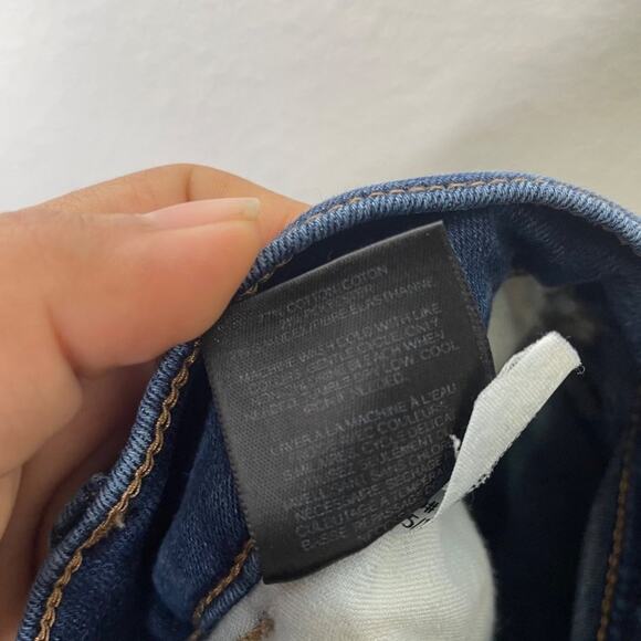 Express Womens Jeans Size 4 Perfect Ankle Legging High Rise Denim Blue - Picture 5 of 16